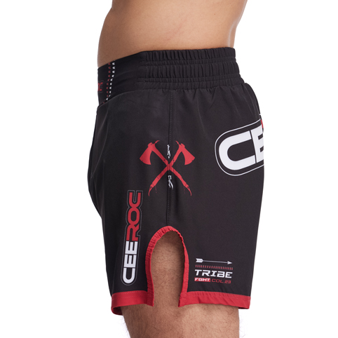 CEEROC MMA Fightshort Tribe BlackRed