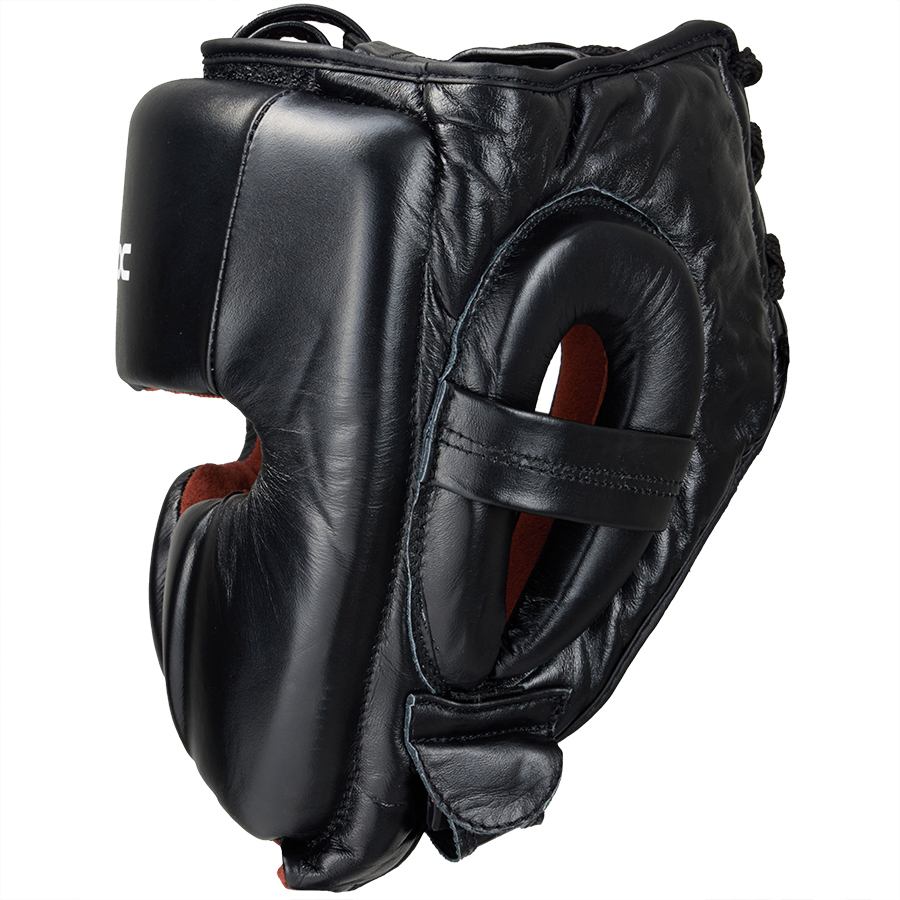 CEEROC Vintage Sparring Leder Kopfschutz Black