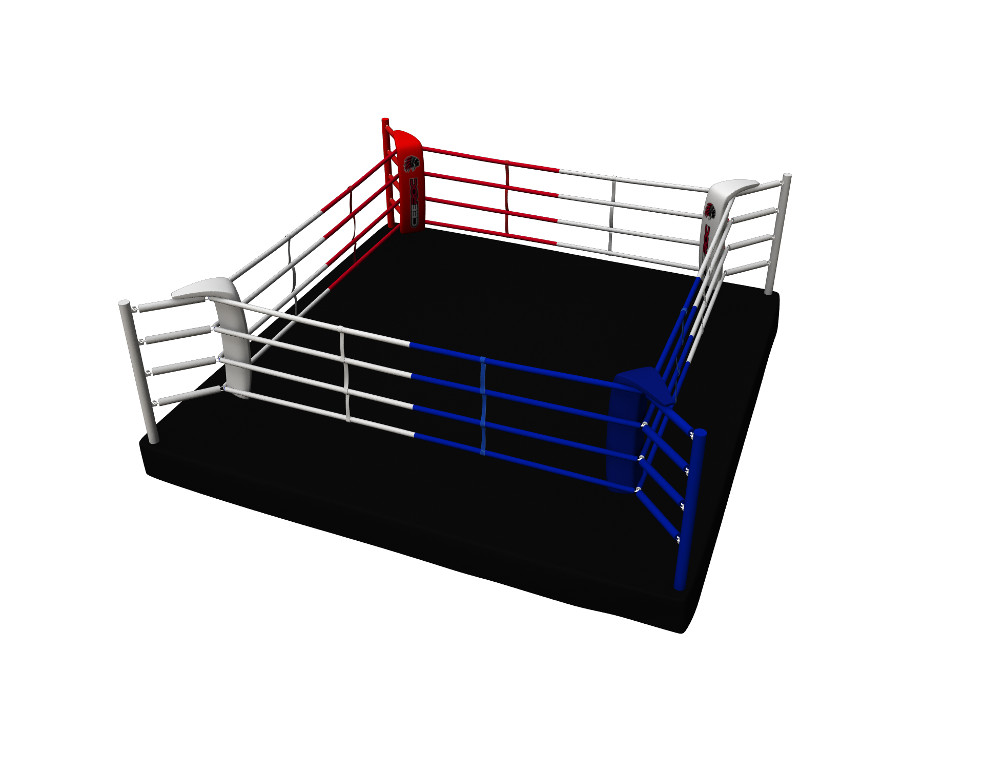 CEEROC PRO Boxring 5x5 Meter 4 Ringseile