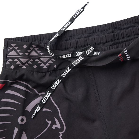 CEEROC MMA Fightshort Tribe BlackRed