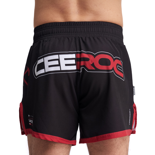 CEEROC MMA Fightshort Tribe BlackRed