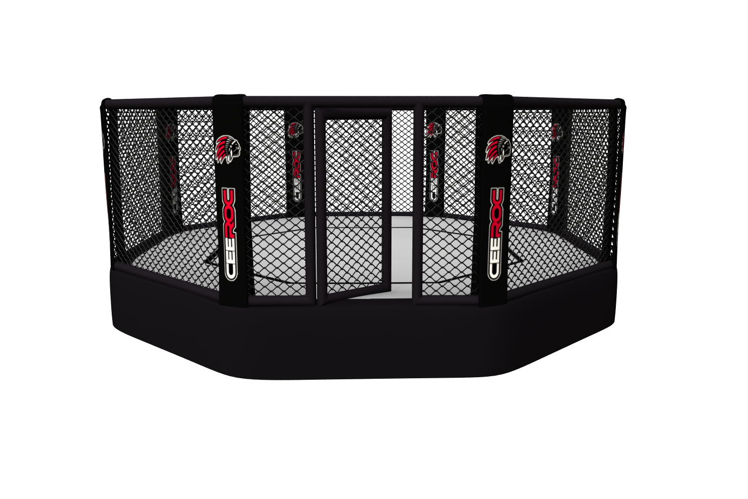 CEEROC MMA Käfig Cage 5 Meter mit  Boden 