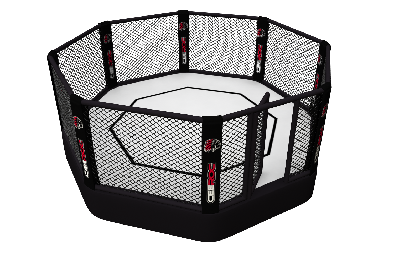 CEEROC MMA Käfig Cage 5 Meter mit  Boden 