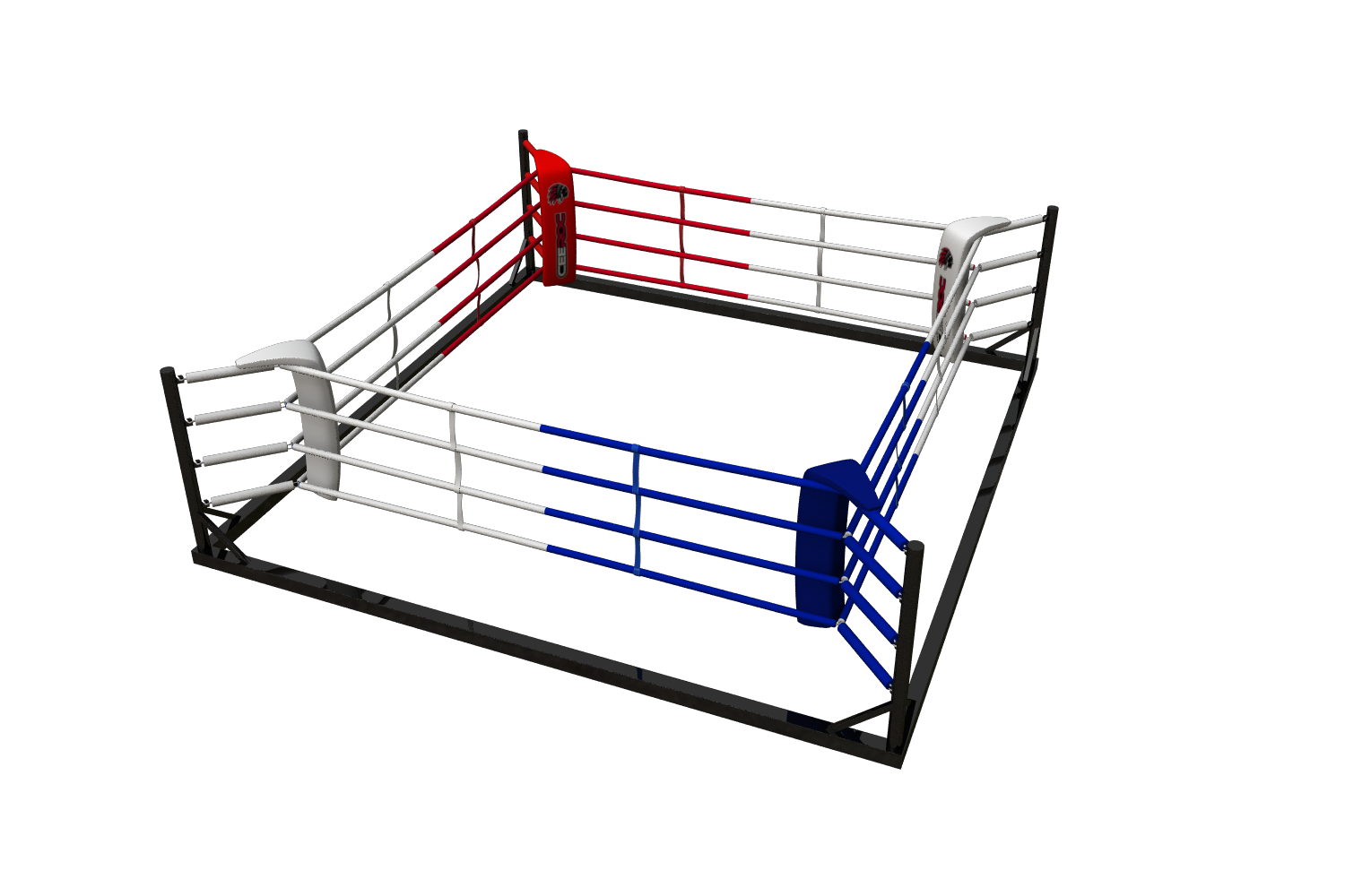 CEEROC Bodenring  Boxring  5x5 Meter 4 Ringseile 